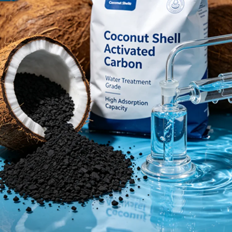 Coconut Shell Carbon med høj renhed til industriel spildevandsrensning
